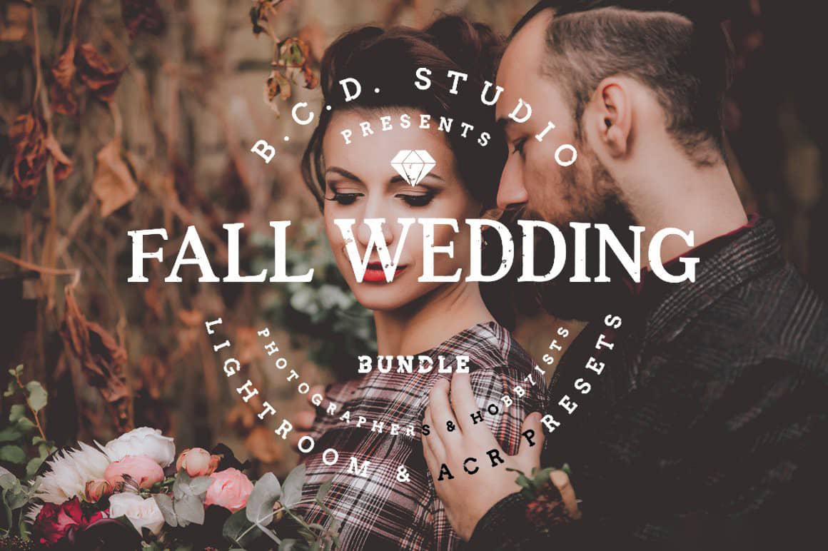 30组完美秋季婚礼人像调色Lightroom预设 30 Fall Wedding LR PS Presets