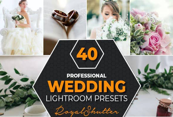 40组专业婚礼婚纱摄影后期Lightroom预设40 Pro Wedding Lightroom Presets