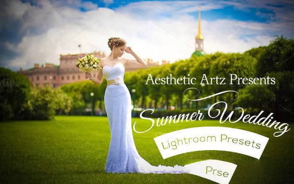 50组夏季婚礼润饰调色Lightroom预设