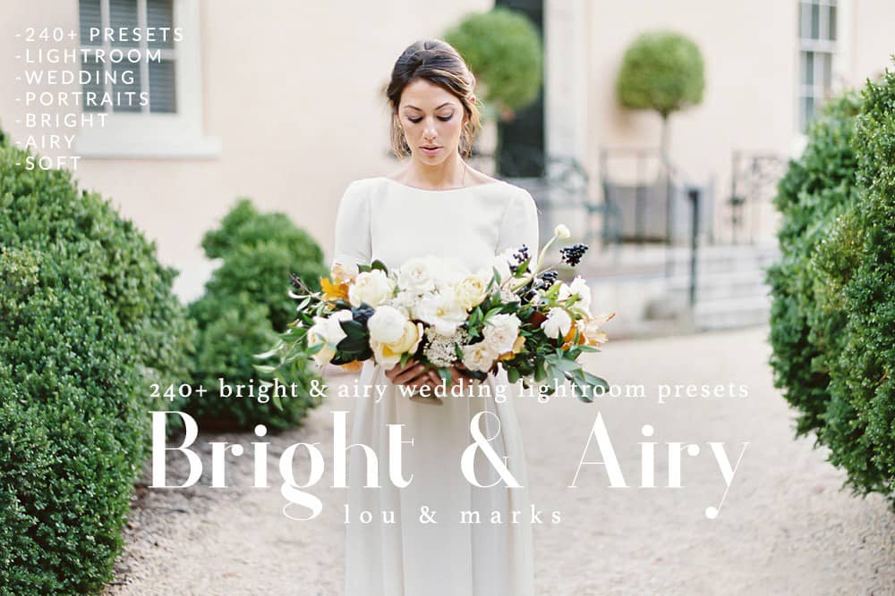 BrightAiry调色婚礼LR预设套件专业效果Lightroom预设
