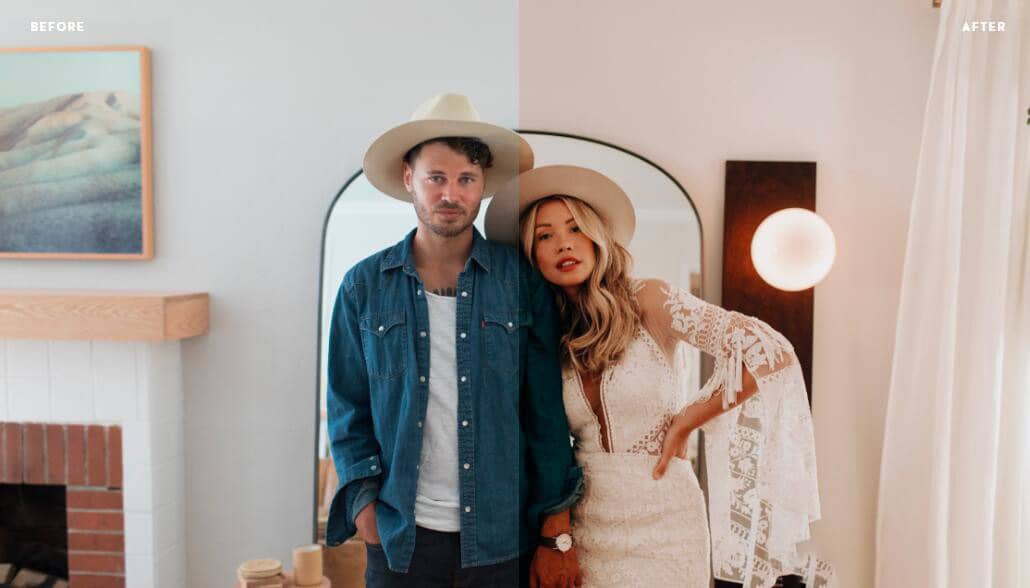 G-Preset 光与爱系列-复古婚礼胶片人像LR预设 The Moon Pack