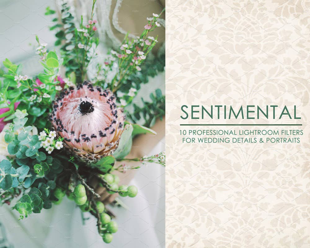 专业婚礼生活肖像摄影Lightroom预设Sentimental – Lightroom Presets