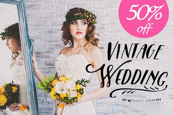 复古婚礼Lightroom预设 40 Vintage Wedding Lightroom Presets