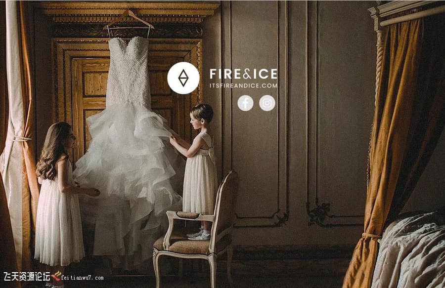 大师级婚礼艺术人像摄影LR预设-火与冰Fire and Ice Signature LR