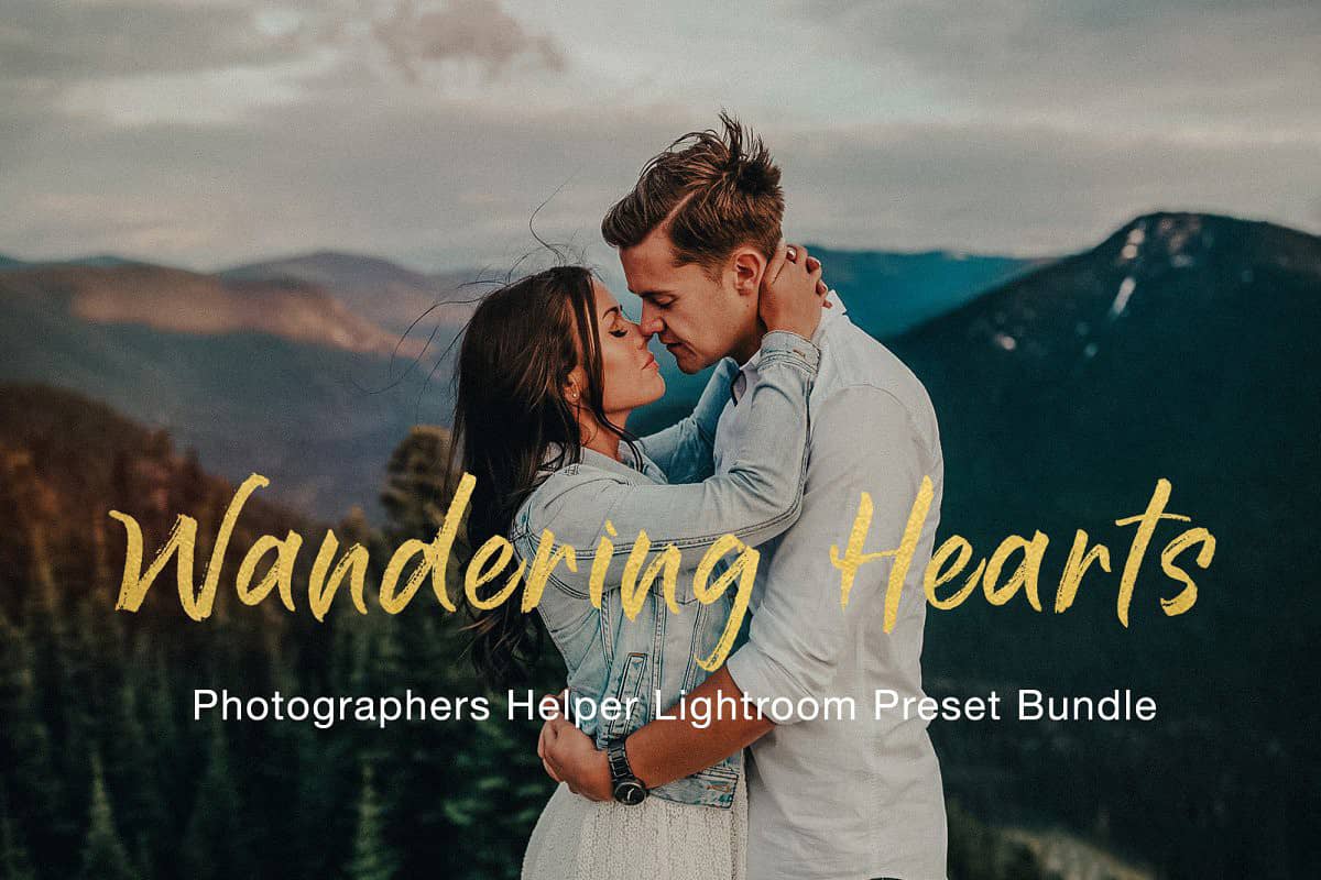 婚礼人像电影胶片Lightroom预设合集 Wandering Hearts LR Preset Bundle