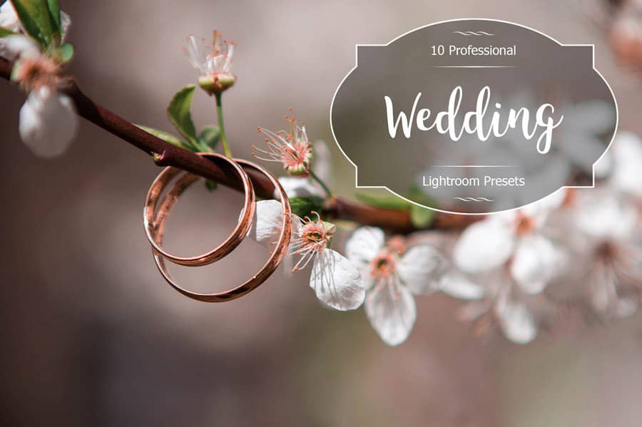 婚礼婚纱摄影后期Lightroom预设 Wedding Lightroom Presets