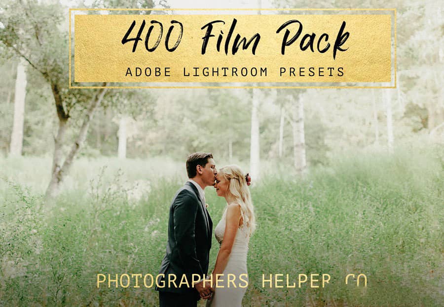 婚礼肖像电影色调Lightroom预设 400 Film LR Preset Pack
