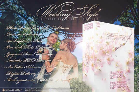 幸福唯美婚礼调色特效Lightroom预设 Presets for Lightroom Wedding
