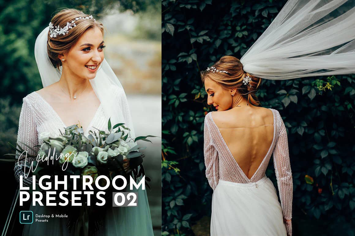 情绪浪漫穆迪婚礼人像Lightroom预设 Weddings Lightroom Presets Pack