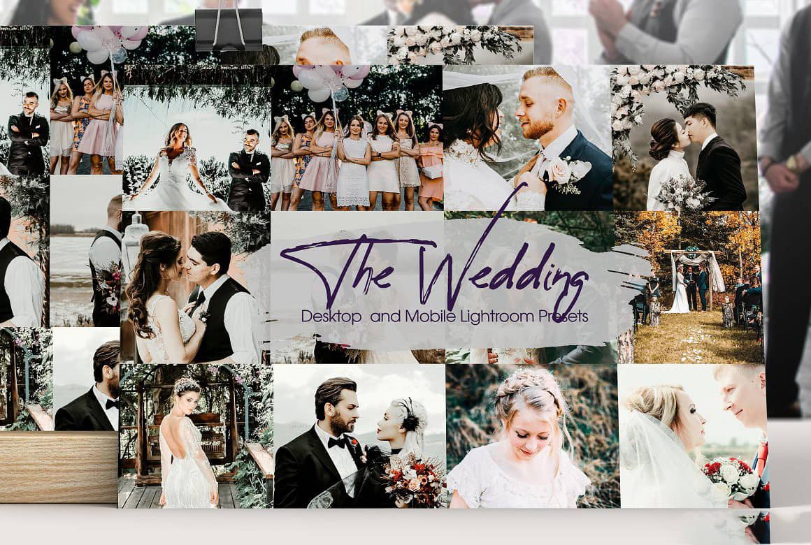 旅拍跟拍婚礼Lightroom预设+手机APP滤镜 The Wedding Lightroom Presets