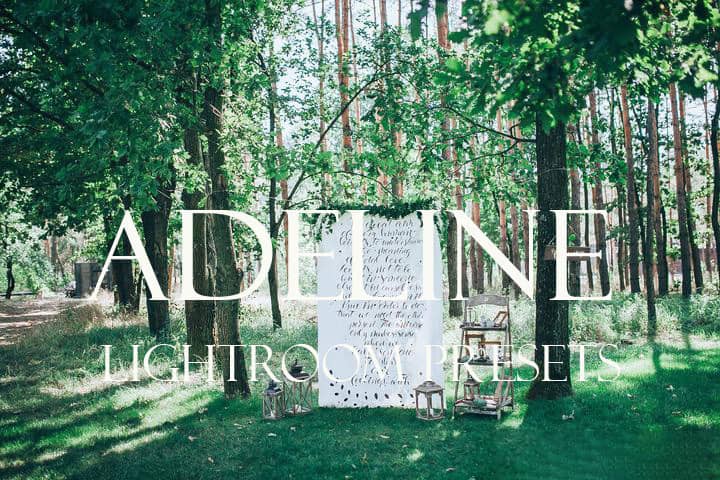 梦幻森系婚礼人像LR预设 Modern Market Adeline Lightroom Presets