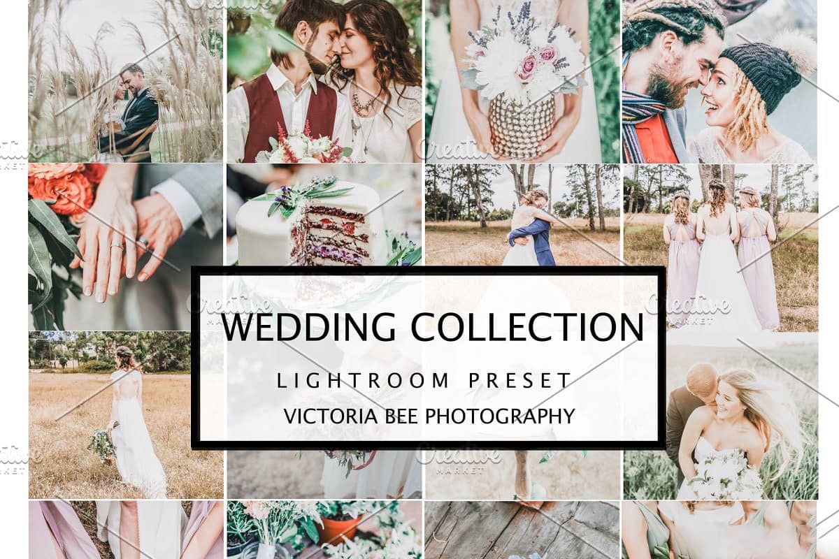 清新通透婚礼胶片人像Lightroom预设 手机APP预设 ACR预设