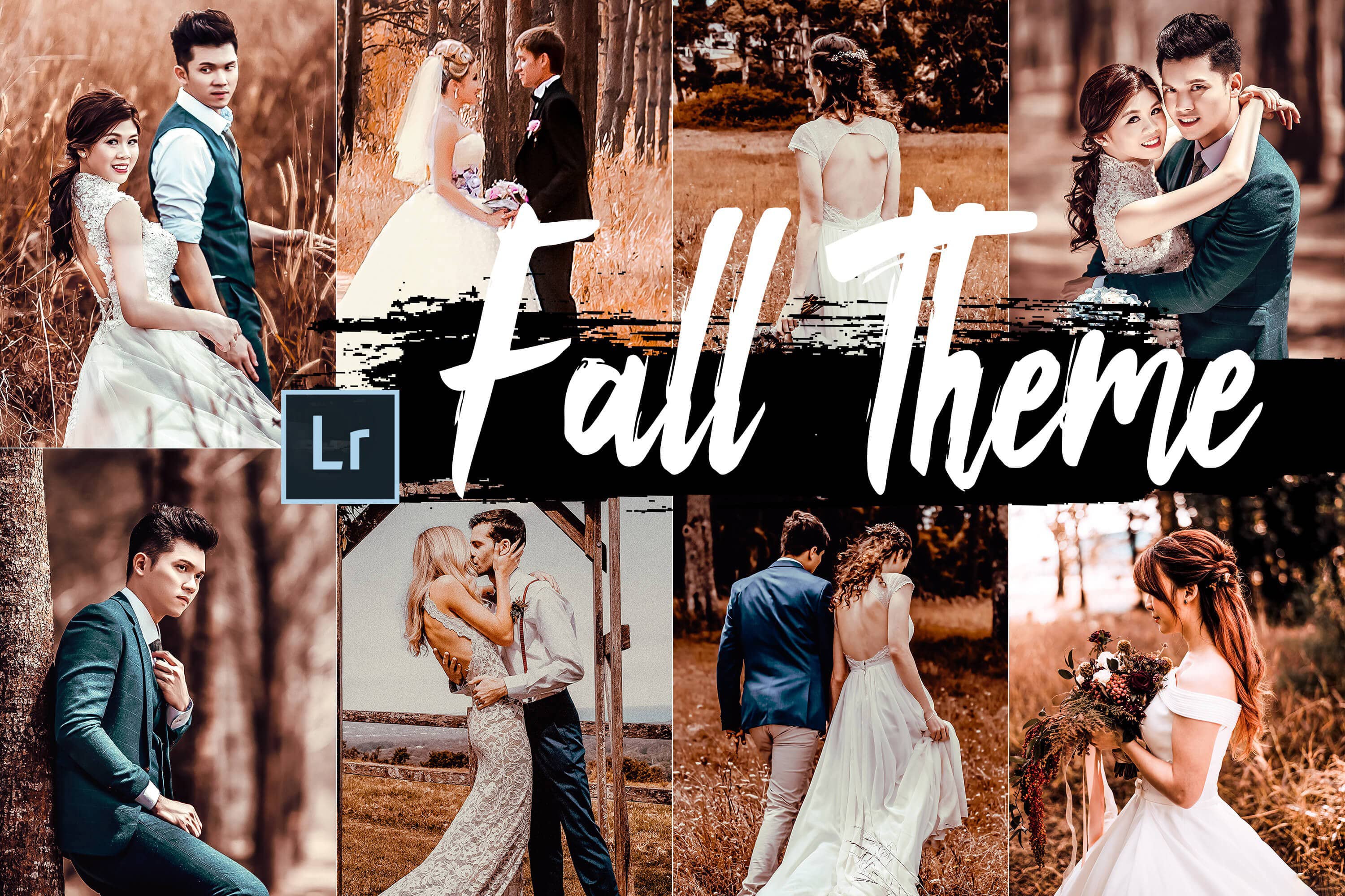 秋季婚礼人像电影胶片Lightroom预设 ACR预设 Fall Lightroom Preset
