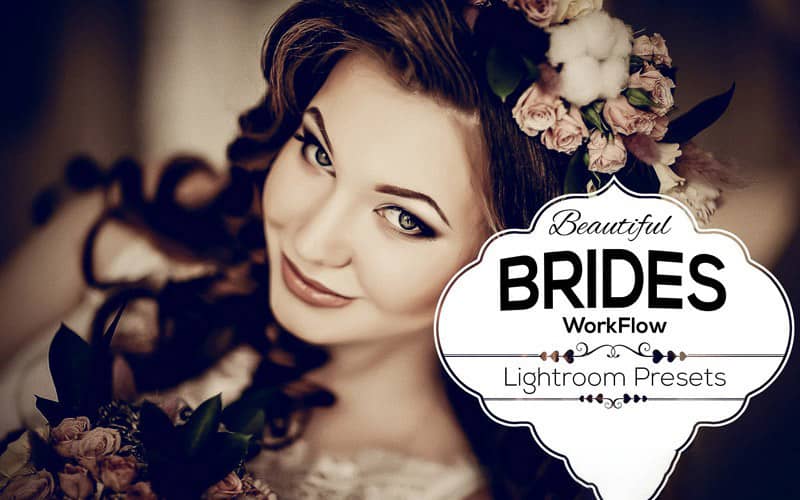 美丽的新娘婚纱摄影后期Lightroom预设