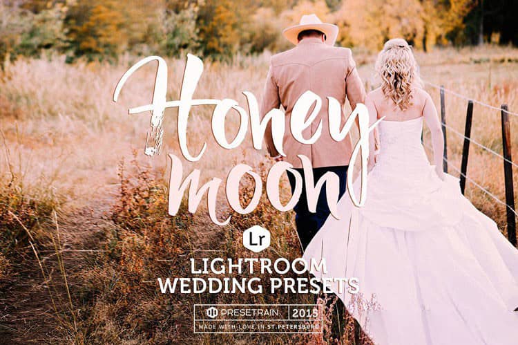 蜜月婚礼电影磨砂Lightroom预设 Honeymoon Wedding LR Presets