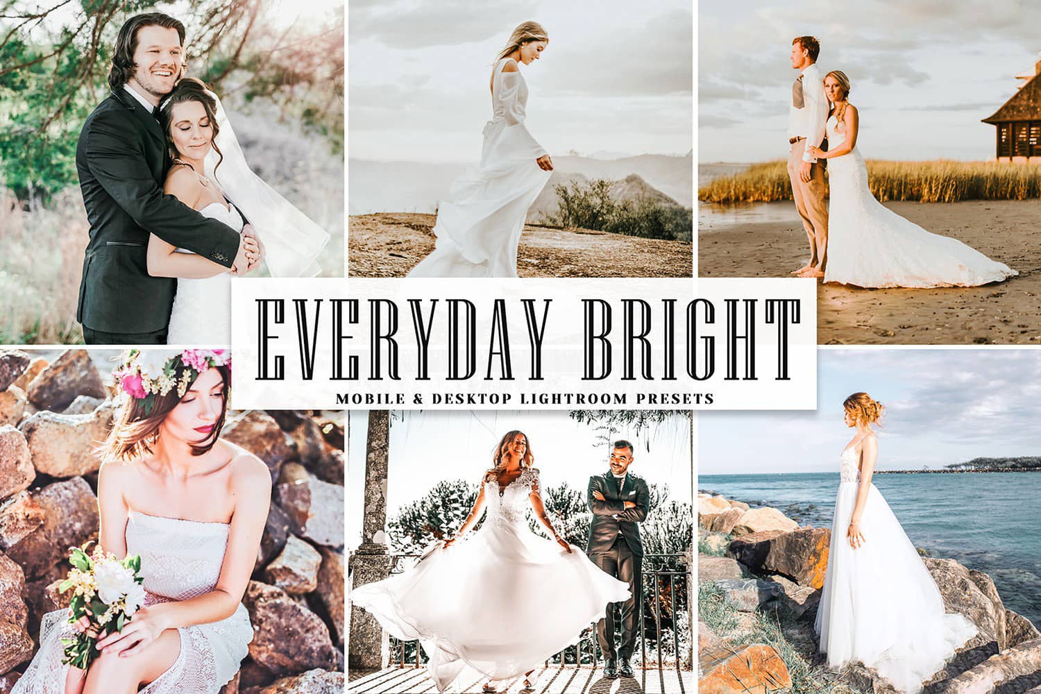 通透明亮胶片婚礼人像Lightroom预设Everyday Bright Lightroom Presets