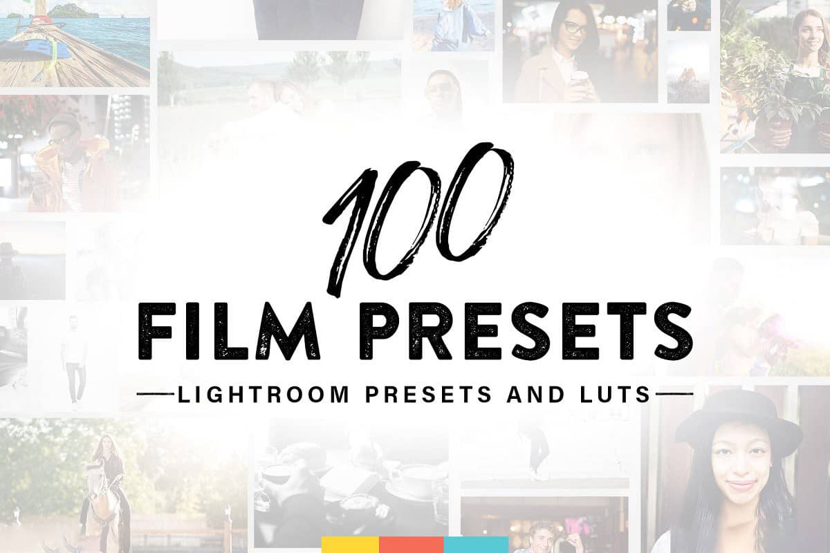 100个经典电影胶片LR预设+手机版lr预设+Adobe Camera Raw预设