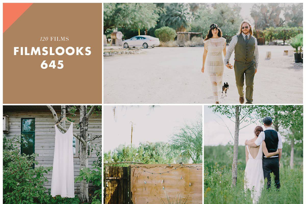 120电影胶卷中画幅相机胶片LR预设120 FILMS  FILMSLOOKS 645