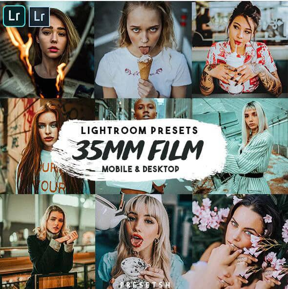 35MM电影胶片Lightroom预设+手机lr预设 35mm Film Lightroom Presets
