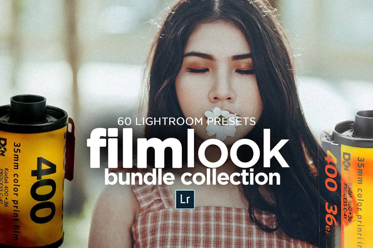 60组电影胶片Lightroom预设手机LR预设 60 FILM LOOK Bundle LR Presets