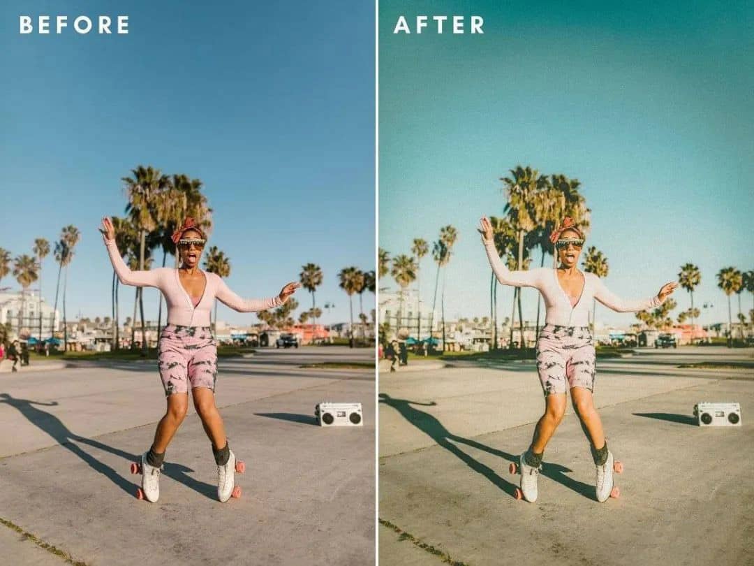 80年代复古肖像风景旅行摄影Lightroom预设