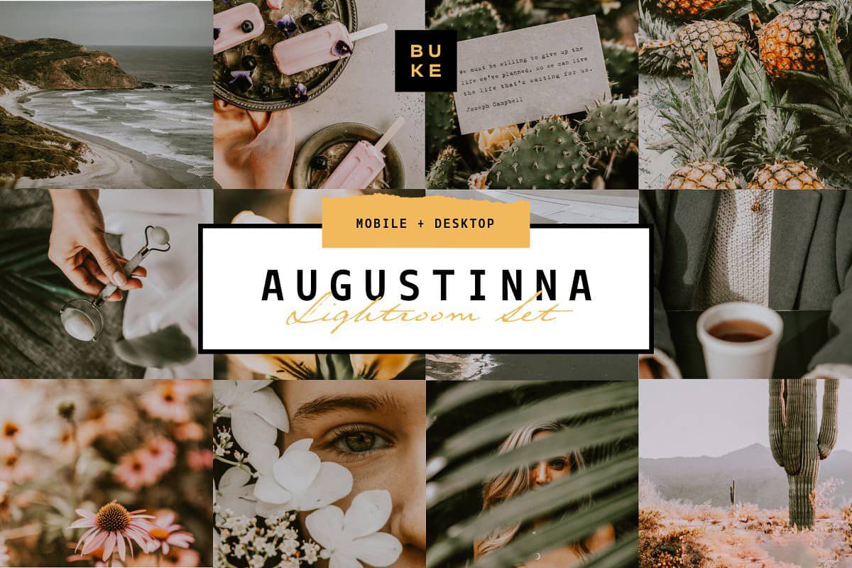 INS博主大气时尚低对比度电影色调Lightroom预设+手机版APP滤镜