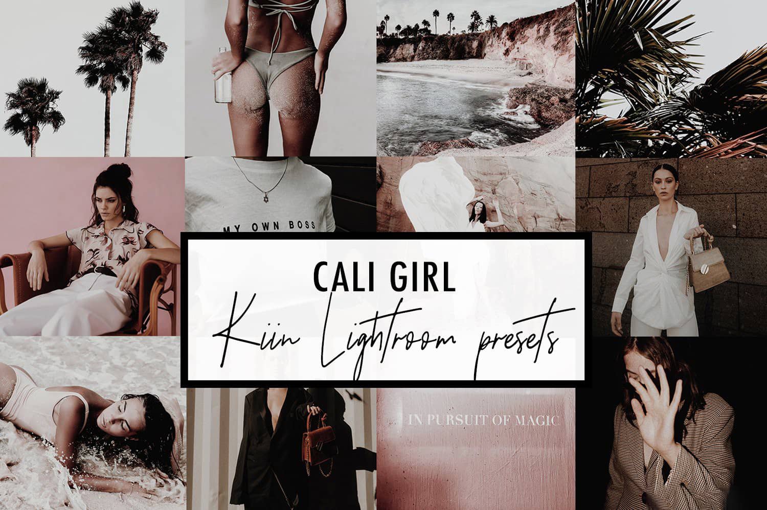 INS博客极简胶片风格LR预设+手机版LR预设CALIFORNIA GIRL LIGHTROOM