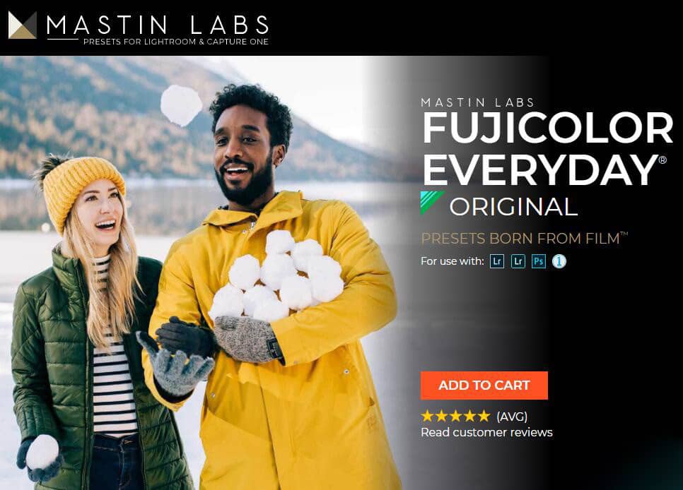 Mastin Labs -富士胶片LR预设 FujiColor Everyday Pack for LightroomACR