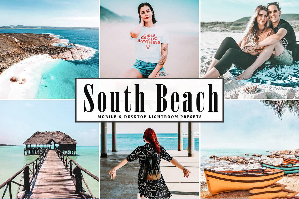 South Beach旅拍褪色胶片LR预设APP预设 South Beach Lightroom Presets