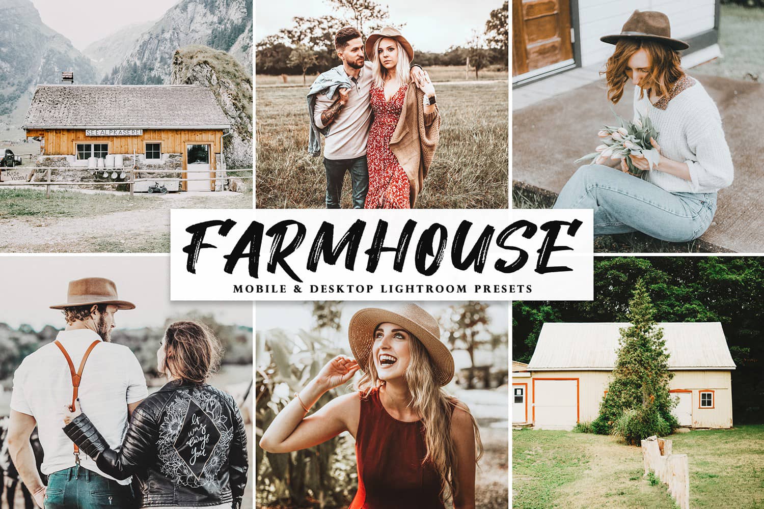 乡村电影胶片人像Lightroom预设APP预设Farmhouse Lightroom Presets