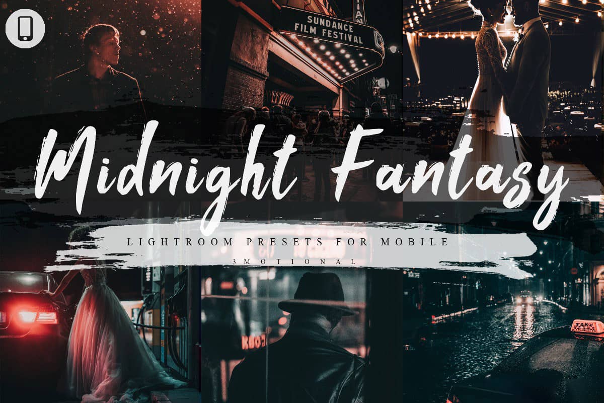 午夜梦幻电影胶片LR预设手机LR预设Midnight Fantasy Lightroom