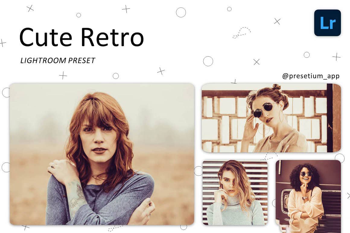 可爱的免费复古胶片Lightroom预设 Cute Retro – Lightroom Presets