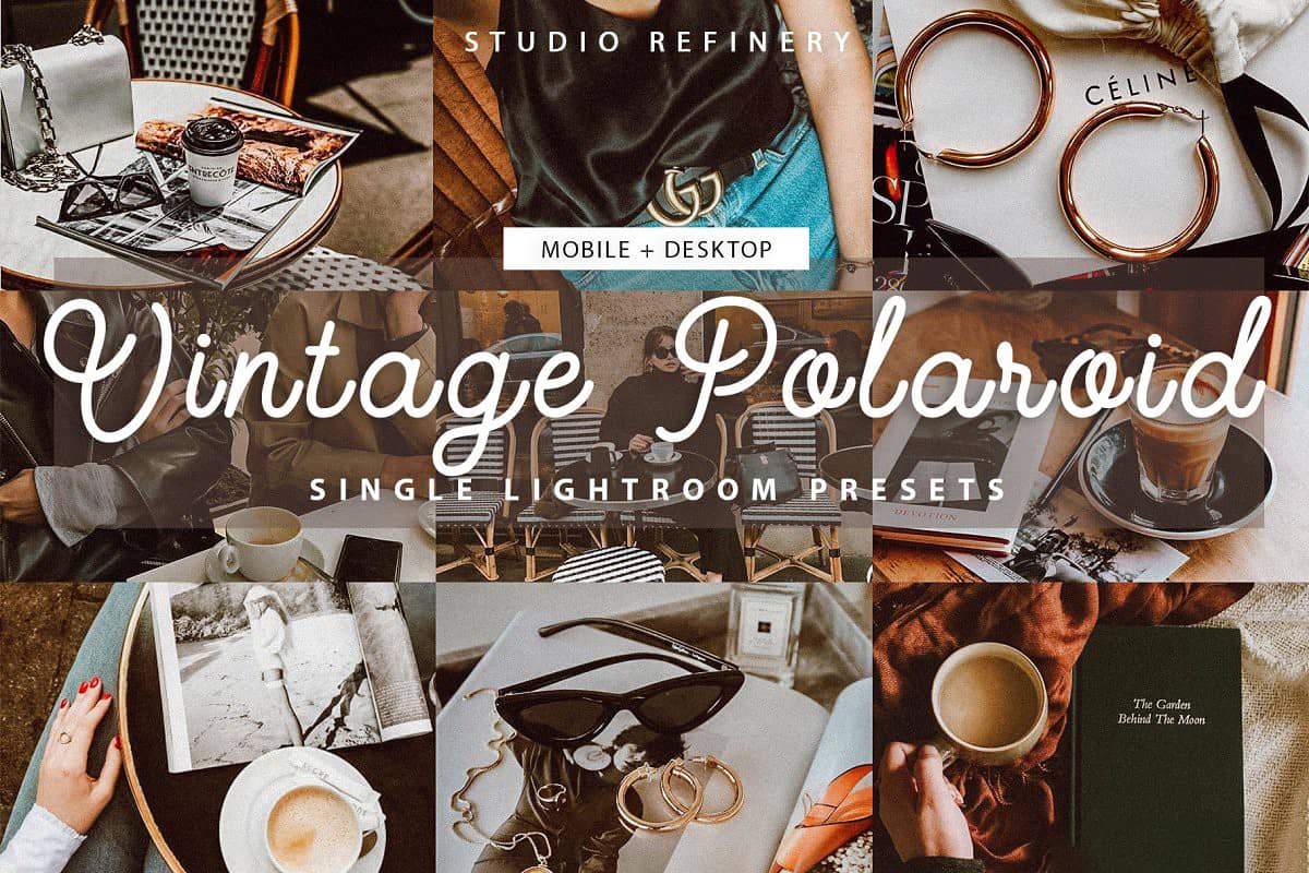 复古宝丽来电影胶片LR预设移动APP预设 Vintage Lightroom Presets