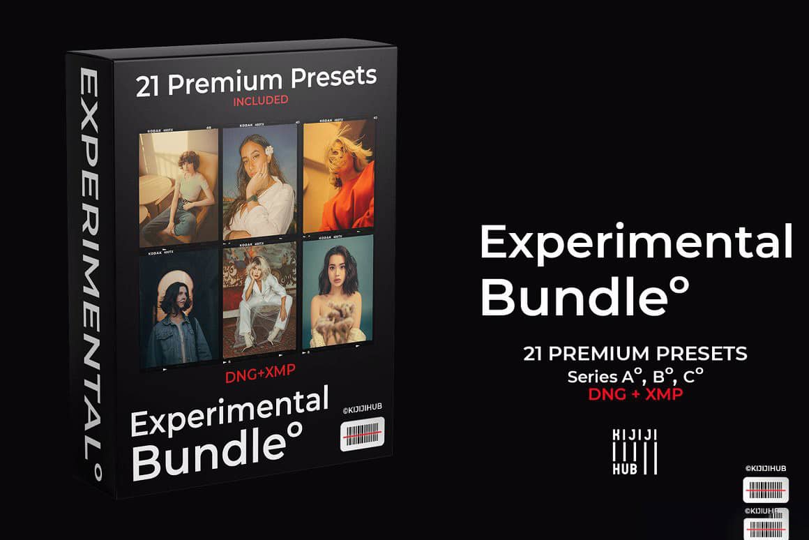 富士X电影胶片胶卷系列Lightroom预设三合一 Experimental Bundle Series