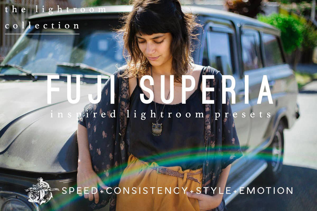 富士胶片负片Lightroom预设 Fuji Superia Film Lightroom Presets