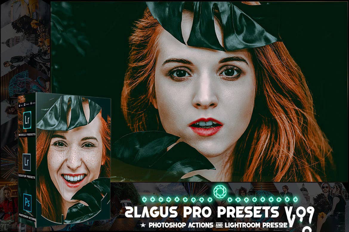 工业风电影胶片人像调色Lightroom预设与手机版APP滤镜 2lagus presets v09