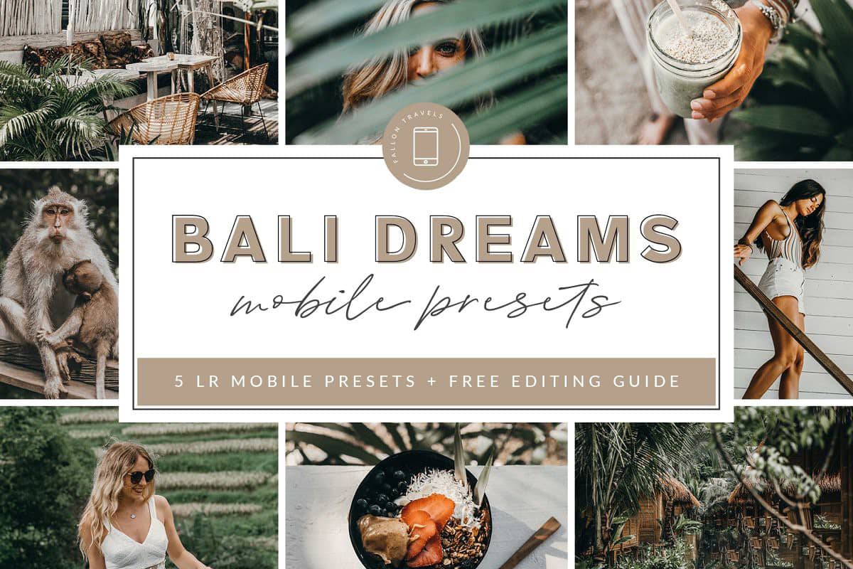 巴厘岛旅拍胶片Lightroom预设+手机版预设 Bali Lightroom MOBILE