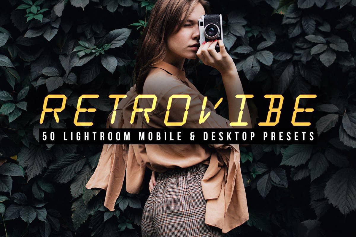 怀旧风格电影胶片LR预设+3DLUT预设 Retrovibe Lightroom Presets LUTs
