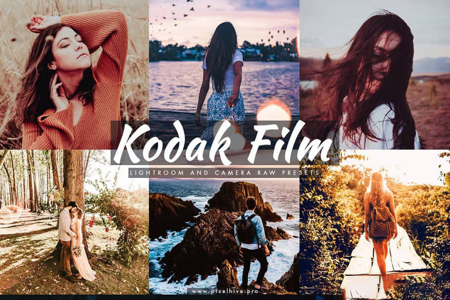 旅拍人像风景柯达胶片LR预设+手机LR预设Kodak Film Lightroom