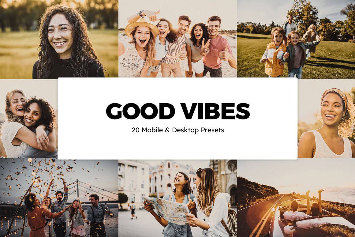 旅拍怀旧电影风格Lightroom预设移动APP滤镜旅行Vlog视频调色LUT预设