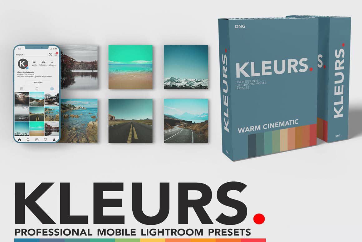 旅拍温暖电影色调Lightroom预设移动APP照片滤镜 WARM CINEMATIC LR PRESETS