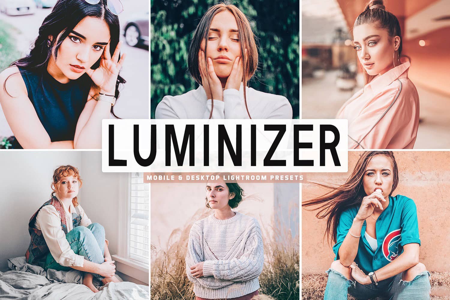 明亮人像复古胶片LR预设+手机LR预设 Luminizer Lightroom Presets