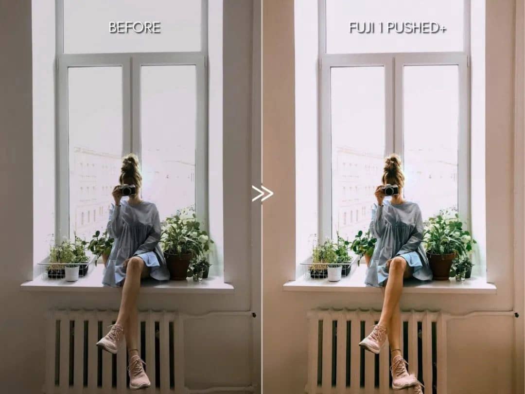 明亮充满活力的 FUJIFILM LR 预设