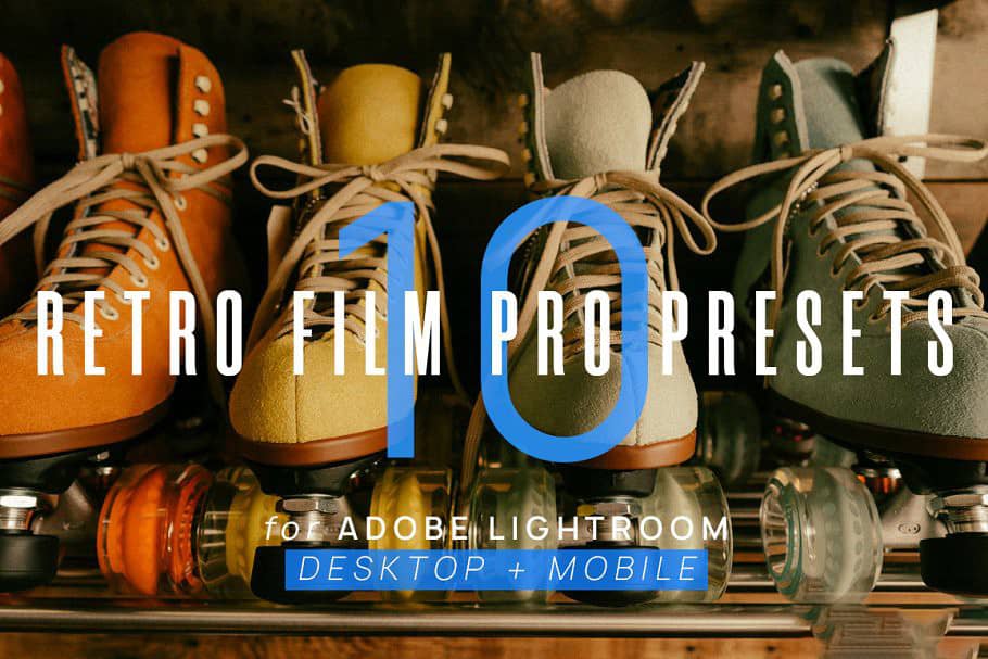 柯达富士复古胶片LR预设移动APP预设Retro Film Pro Lightroom Presets