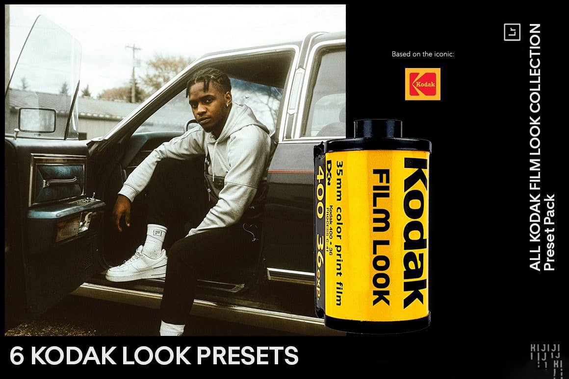 柯达胶片电影质感Lightroom预设 Kijiji Hub Kodak Looks Presets