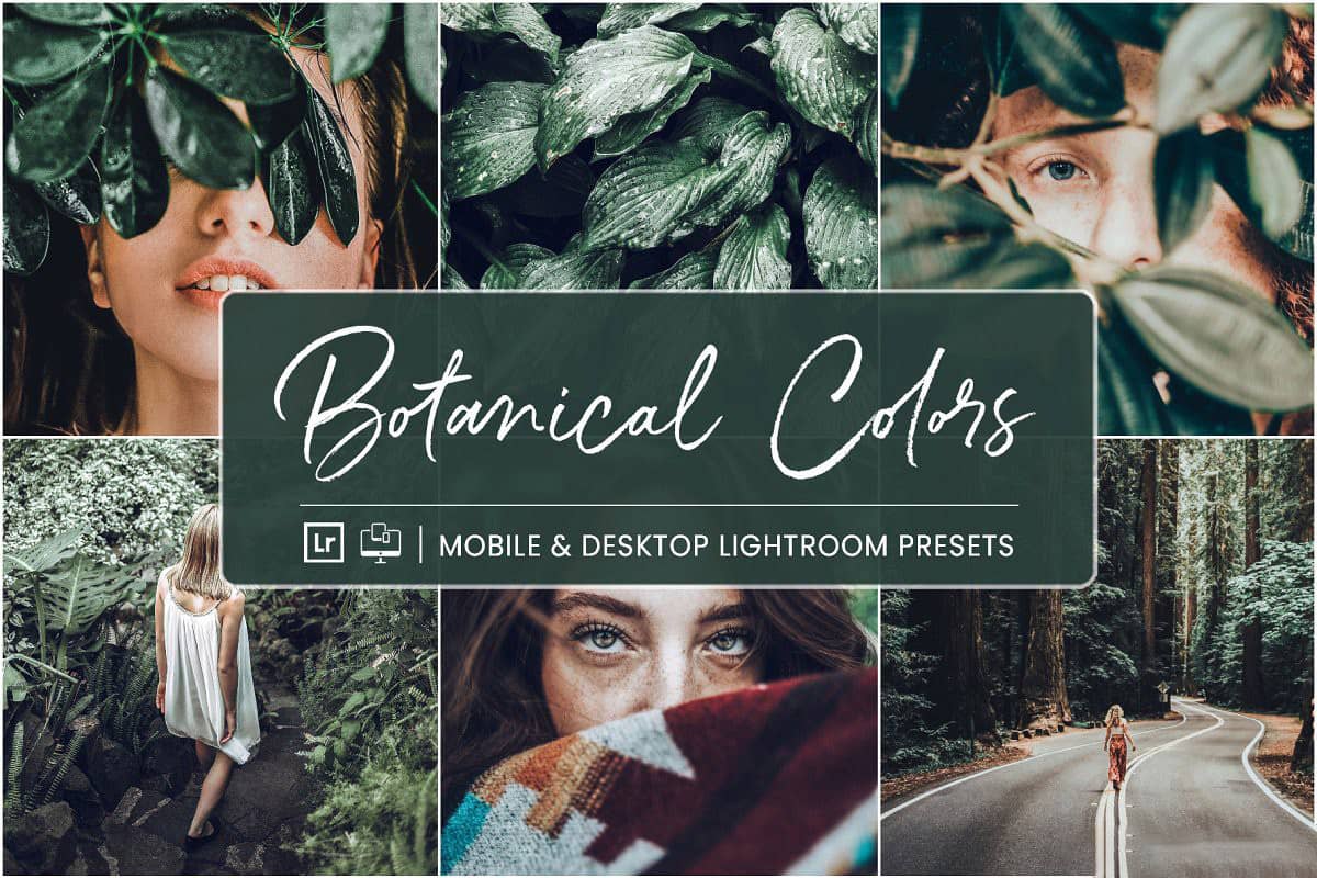 森系电影胶片LR预设+手机lr预设 Lightroom Presets Botanical Colors