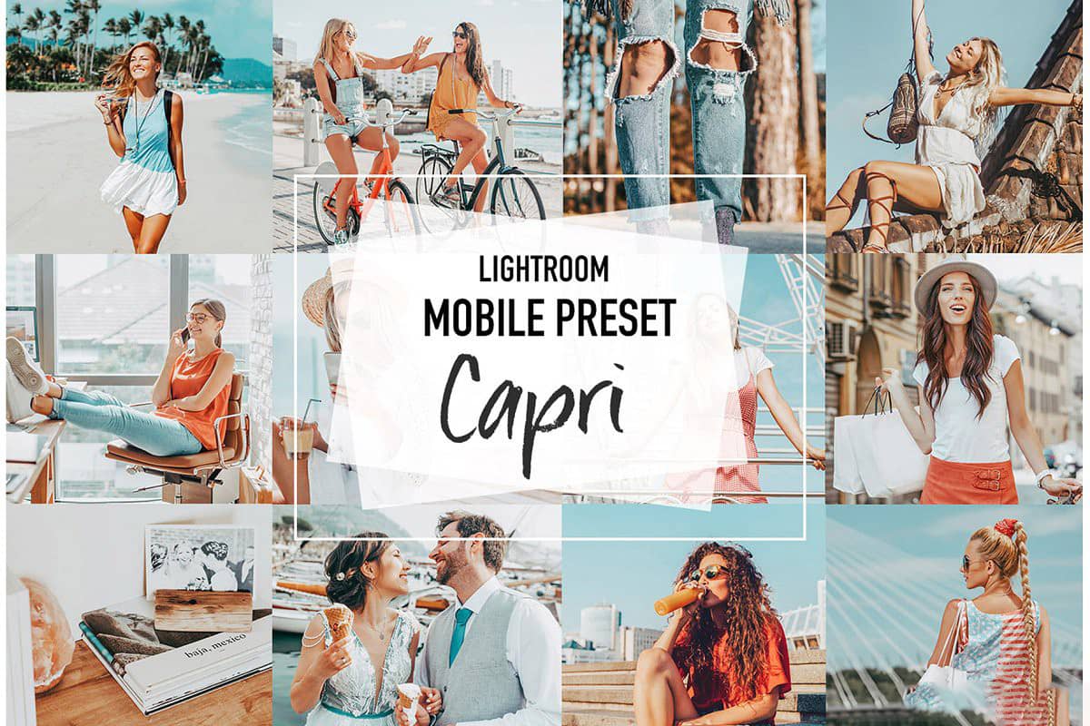 清新自然旅拍人像胶片风Lightroom预设+移动手机版APP预设