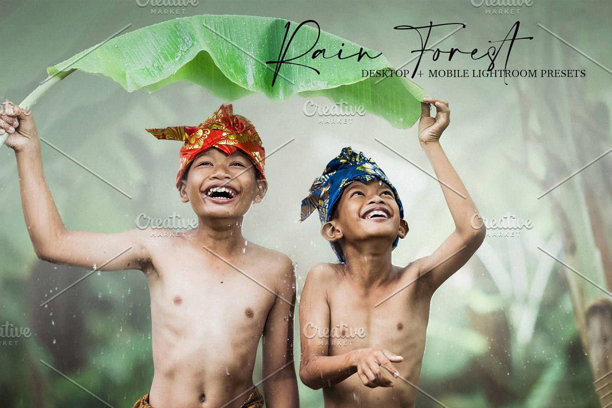 热带雨林电影色调LR预设+手机预设 Rain Forest Lightroom Presets