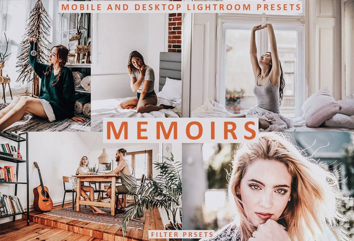 电影回忆录胶片LR预设手机LR预设 Cinematic Memoirs Lightroom Presets