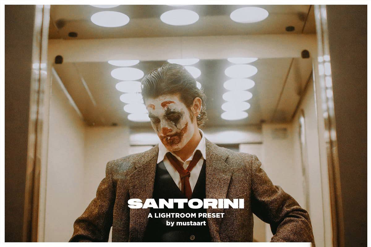 电影颗粒胶片效果Lightroom预设 Santorini  Cinematic LR Presets